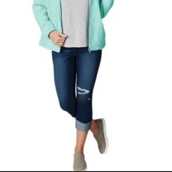 Natural Reflections Women's Winston Cuffed Crop Jean - 8 - Picture 1 of 8